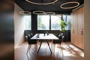 illuminazione in ufficio